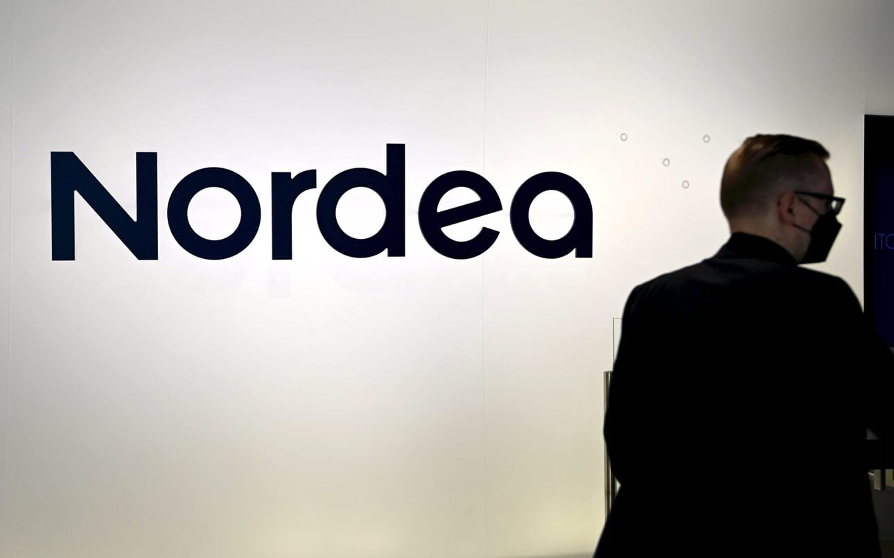 Nordean liikevoitto ylsi heinä-syyskuussa lähes 1,3 miljardiin euroon, nousten vuoden takaisesta kahdella prosentilla. LEHTIKUVA / Vesa Moilanen