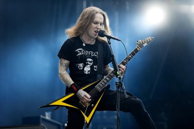 Kitaristi Alexi Laiho muistetaan Children of Bodom -metalliyhtyeen keulakuvana. KUVA: Ella Kiviniemi