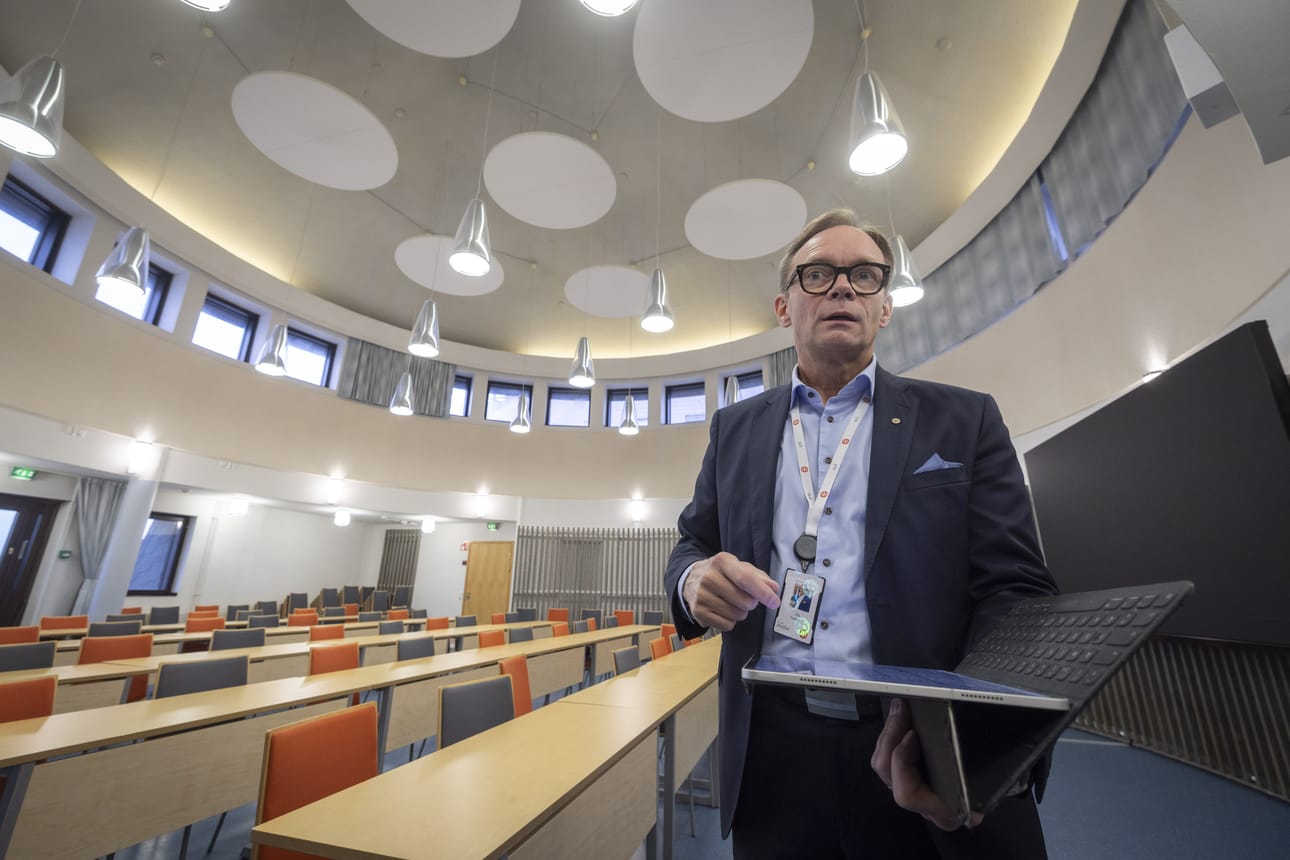 Jos fuusio toteutuu suunnitelman mukaan, OP Etelä-Pohjanmaan toimitusjohtajasta Olli Tarkkasesta tulee vuoden 2027 alusta uuden OP Länsi-Suomen toimitusjohtaja. Arkistokuva.