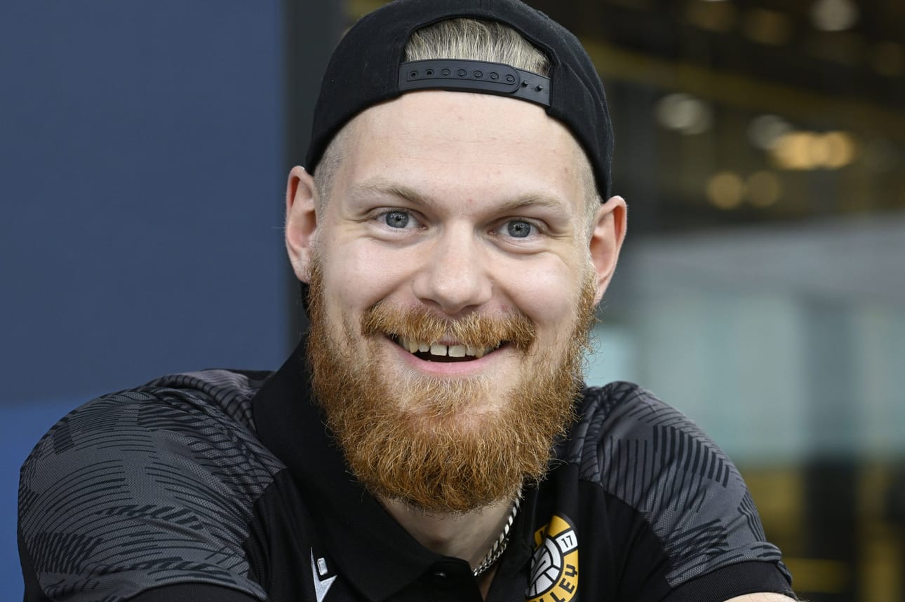 MM-debytantiksi tyrkyllä on Savo Volleyn 202-senttinen Joonas Jokela, 25, joka on kuulunut viime vuodet Mestaruusliigan hakkurieliittiin. LEHTIKUVA / HEIKKI SAUKKOMAA
