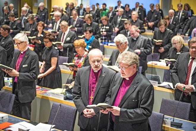 Kirkolliskokous istuu Turussa perjantaihin saakka. KUVA: RIITTA SALMI