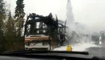 Lukijan video: Tervolan bussipalossa tuli pahaa jälkeä