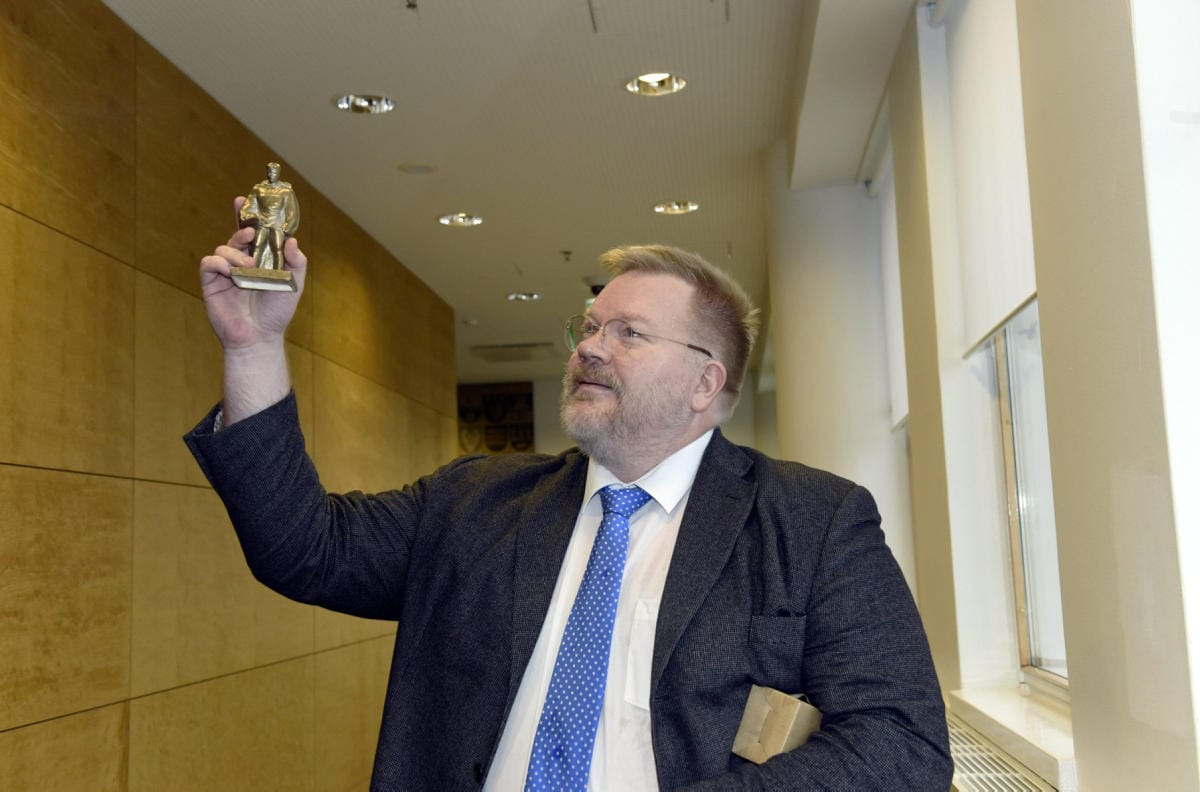 Kohudosenttinakin tunnettu Johan Bäckman on toistuvasti tarjoutunut venäläisten tiedotusvälineiden haastateltavaksi. LEHTIKUVA / Heikki Saukkomaa