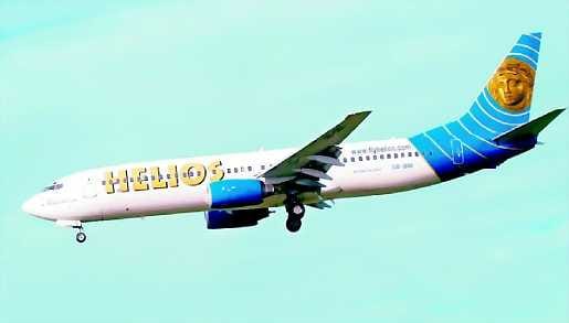 Maahan syöksynyt Boeing 737 oli Helios Airwaysin kalustoa
