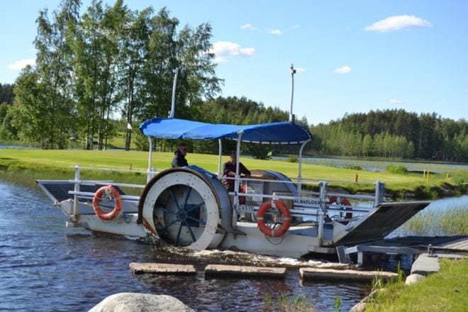 Siipiratasalus Albatlossi on Lappajärven golfkentän erikoisuus. KUVA: JGS