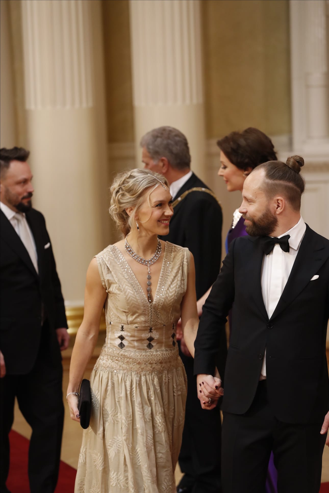 Tuomas "Tunna" Milonoff ja hänen puolisonsa Jenni Milonoff.