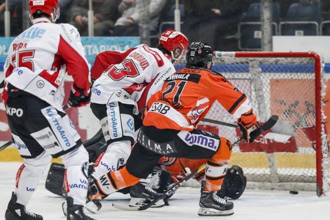 Koeajalla Sportissa oleva Valentin Claireaux avasi kauden maalitilinsä. KUVAT: PEKKA RAUTIAINEN