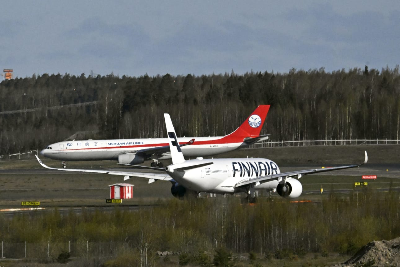 IAU:n työnseisaukset ovat aiheuttaneet satojen lentojen perumisen. Lehtikuva / Markku Ulander