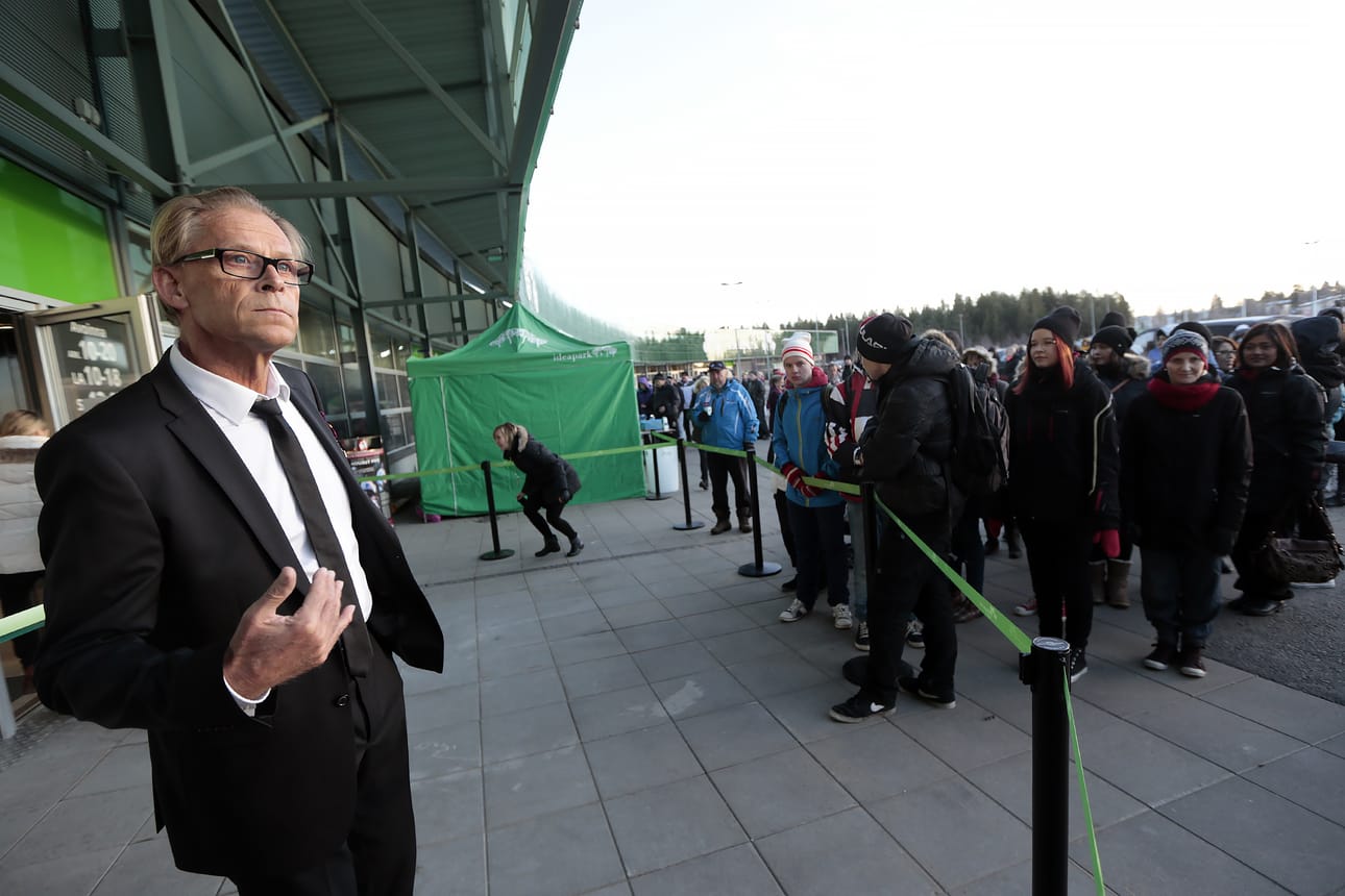 Toimitusjohtaja Toivo Sukari oli mukana Ideaparkin avajaisissa vuosi sitten.