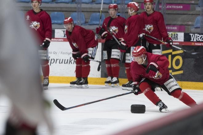 Vaasan Sport ei voi lakon vuoksi harjoitella kotihallissaan. KUVA: MINNA ANTILA/ARKISTO