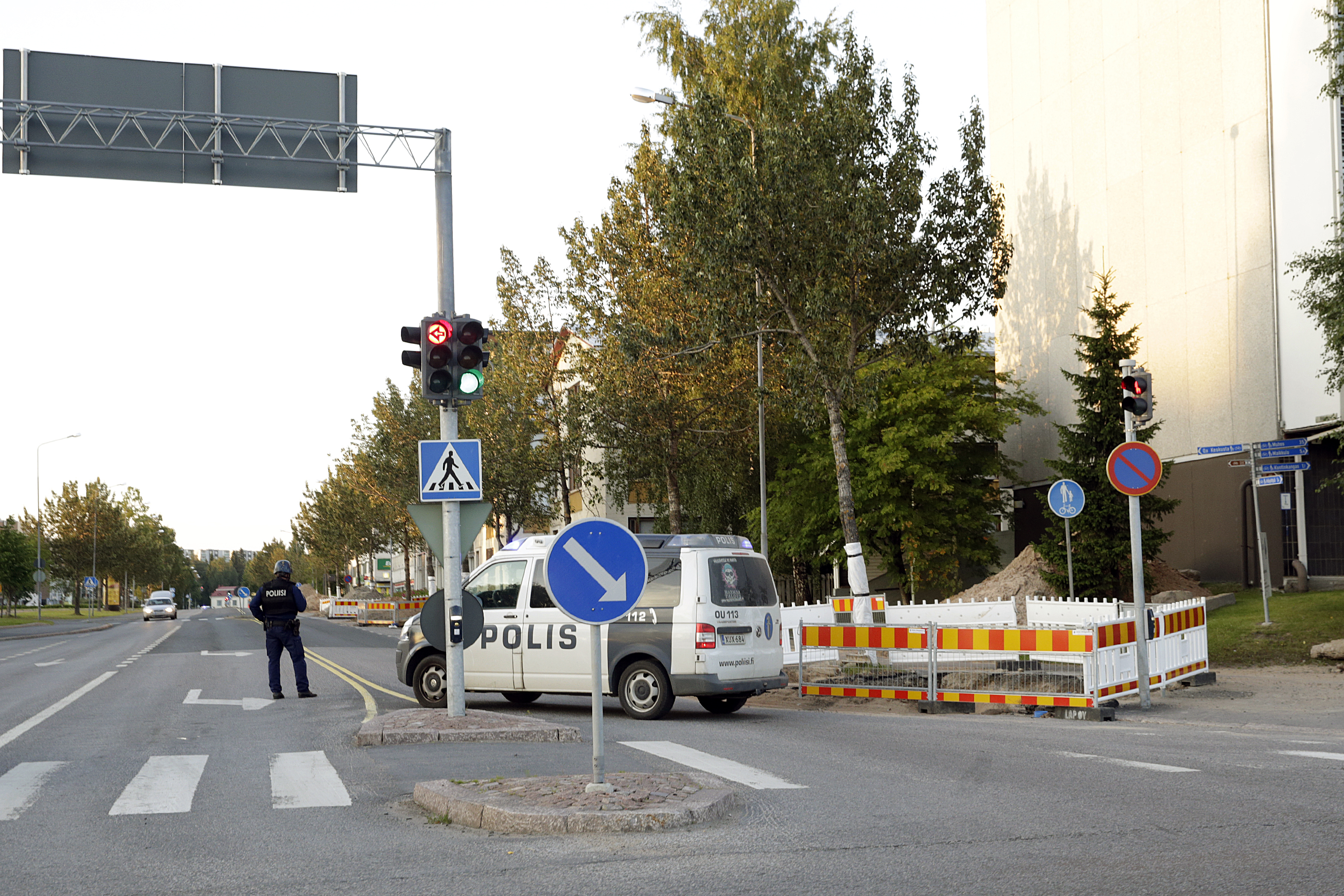 Ampumavälikohtauksen vuoksi Raksilassa eristettiin laajoja alueita sunnuntai-iltana.