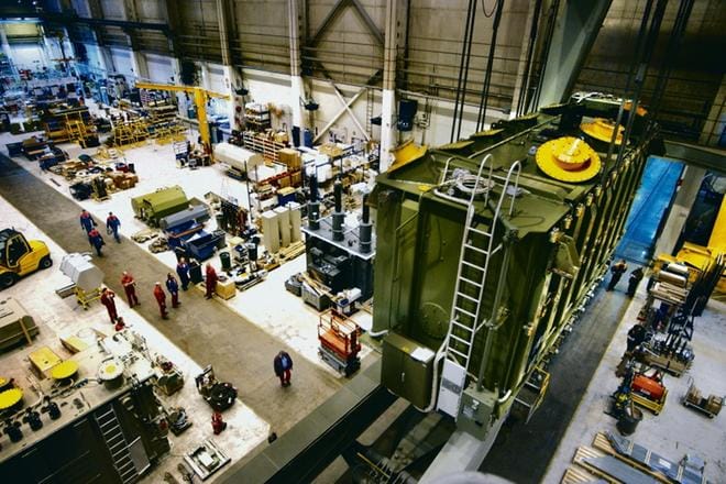 ABB Vaasan Transformers-yksikössä eli muuntajatehtaalla alkoivat tiistaina yt-neuvottelut. Arkistokuva: Jukka Ritola
