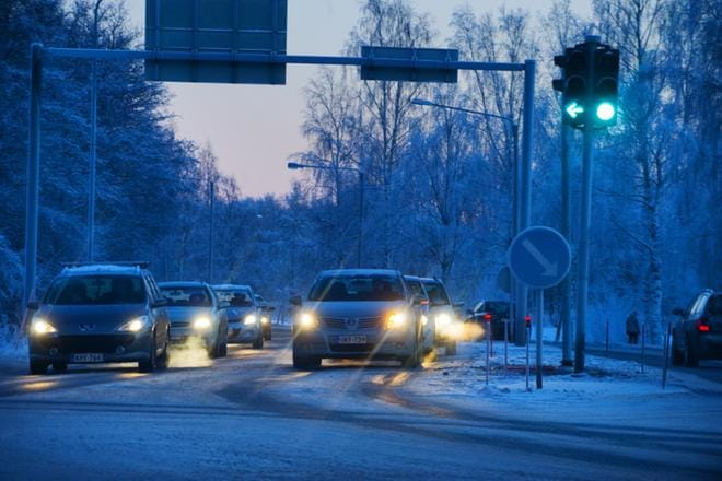 Tämän vuoden aikana myös muut Vaasan liikennevalot ohjelmoidaan pelastuslaitoksen tarpeisiin. Kuva: Minna Hirvelä/arkisto