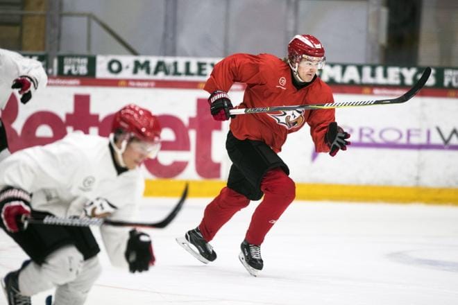 Sportin A-nuorten kapteeni Eemeli Ylitalo aloittaa jo neljännen kautensa joukkueessa. KUVAT: JARNO PELLINEN