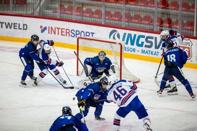 Salvatore Guzzo oli vaikea pideltävä Suomen puolustukselle. KUVA: PASI SUOKKO / APOLLO PHOTO
