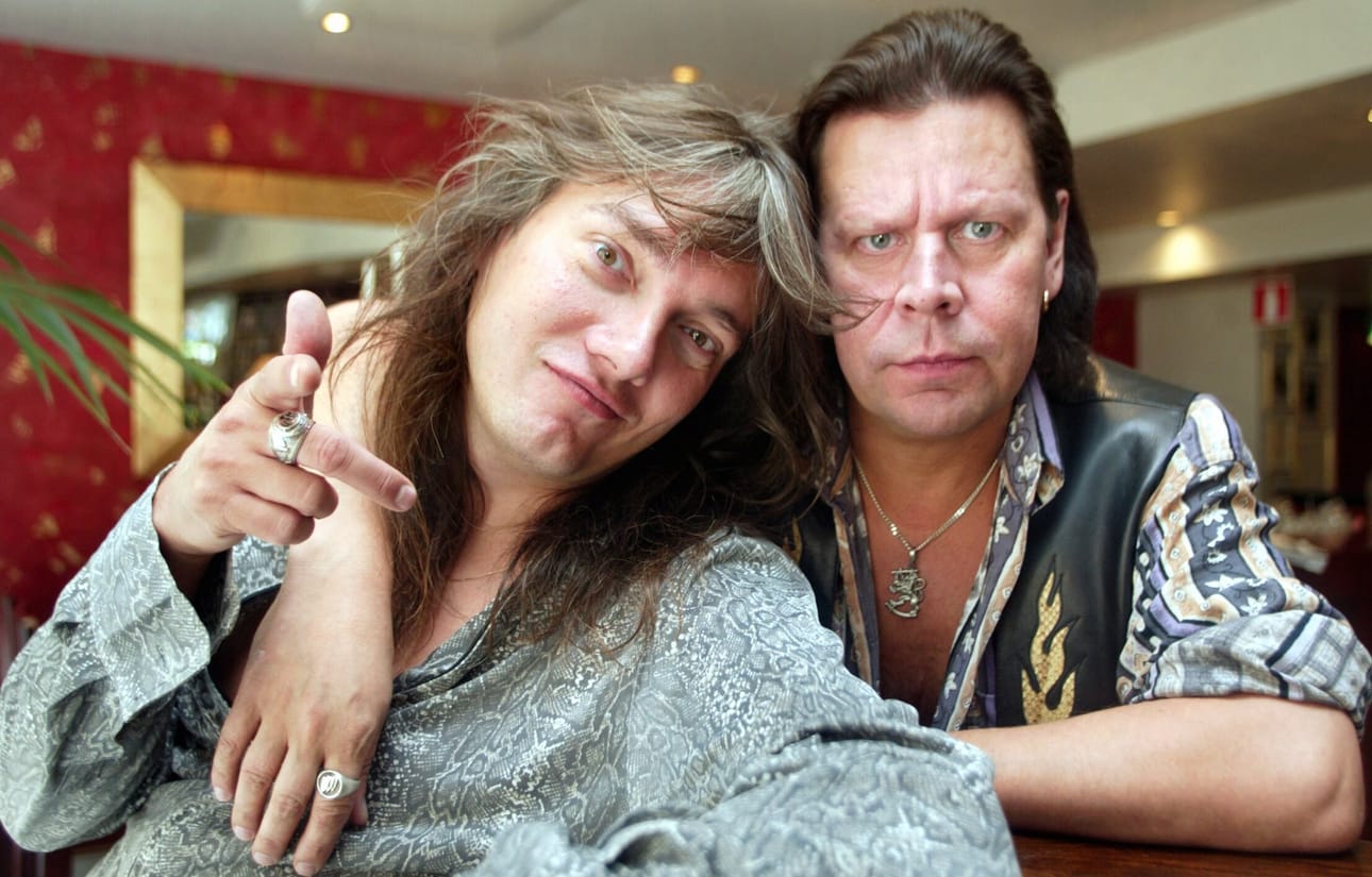 Costello Hautamäki ja Pate Mustajärvi olivat Popedan ydinkaksikko.