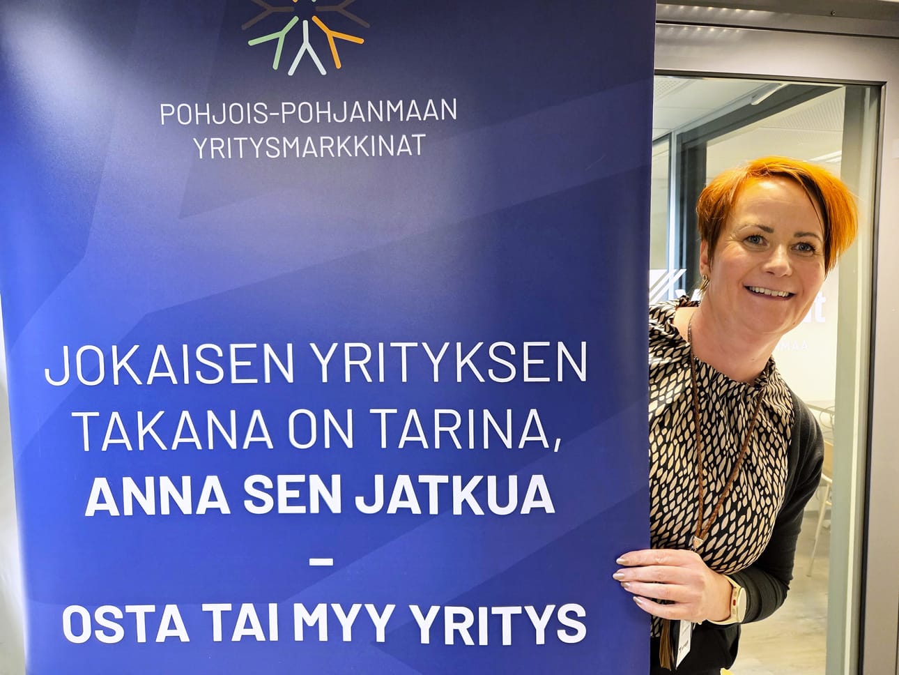 PPY:n omistajanvaihdosasiantuntija Piia Lehtonen kannustaa yrityksensä myyntiä harkitsevia yrittäjiä mukaan 25. huhtikuuta Oulun Yritysmarkkinoille.
