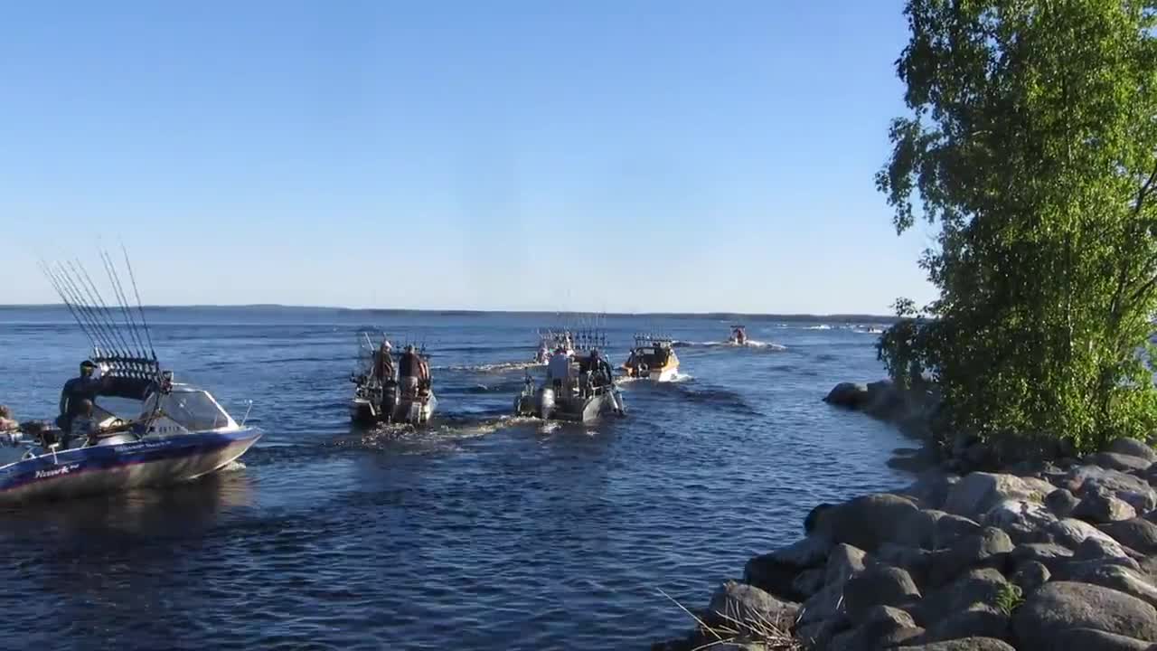 Sää suosi vetouistelukisoissa
