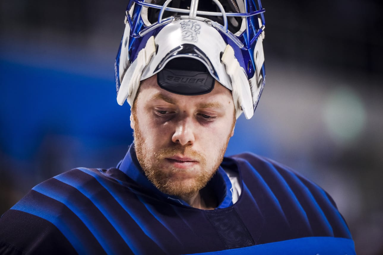 Mikko Koskinen onnistui Edmontonin maalilla.
