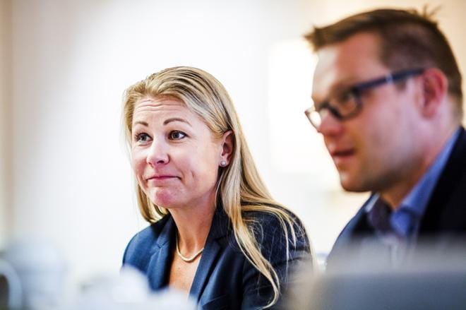 Perussuomalaisten kaupunginvaltuutettu Piia Kattelus-Kilpeläinen omistaa ja hänen aviomiehensä Sami Kilpeläinen päätoimittaa Seinäjokinen-ilmaisjakelulehteä. ARKISTOKUVA: KRISTA LUOMA