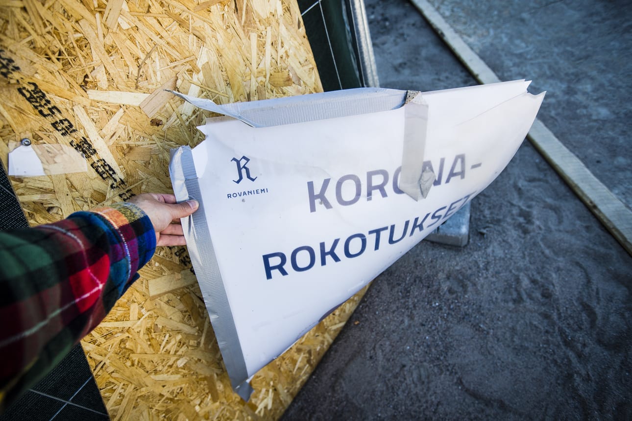 Koronarokotukseen kriittisesti suhtautuvat ovat olleet yhteyksissä terveydenhuollon ammattilaisiin Rovaniemellä.