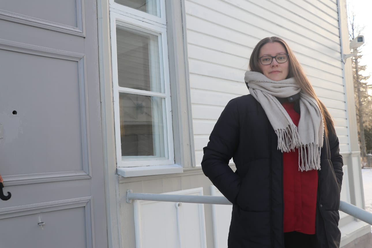 Maarit Hosionaho opiskelee kirkkomusiikkia Sibelius-akatemiassa. Gabrielin kirkon urut ovat tulleet hänelle vuosien saatossa tutuiksi.
