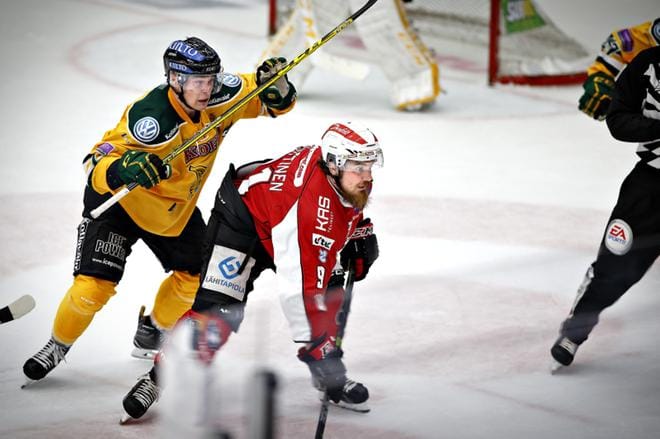 Sport ja Tuomas Vänttinen yrittävät katkaista tappioputkensa tänään Hämeenlinnassa. KUVA: TOMI KOSONEN