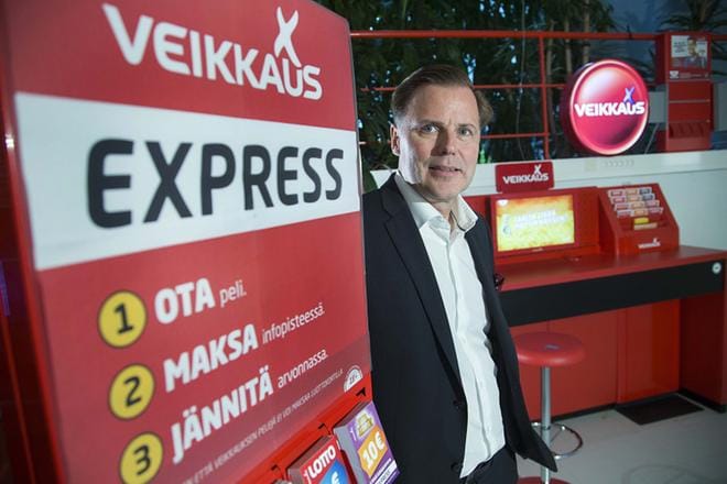 Veikkauksen toimitusjohtaja Olli Sarekoski uskoo siihen, että tunnistautuminen on hyvä työkalu raha-automaattipelaamiseen pelaamisen hallintaan. KUVA: Mauri Ratilainen