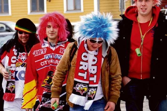 Vaasassa koettiin kymmenen vuotta sitten vahvaa lätkähuumaa. KUVA: MARTTI LARIKKA