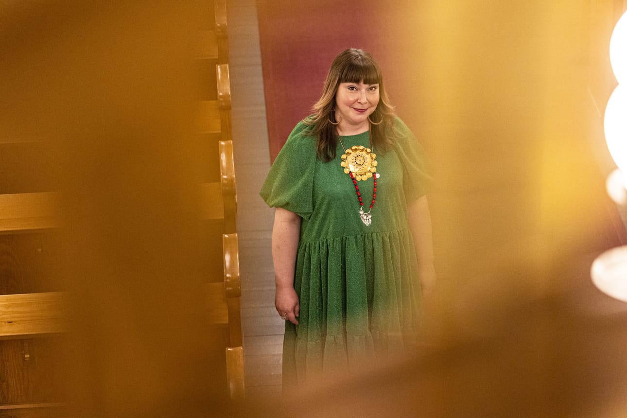 Laulaja-lauluntekijä Anna Näkkäläjärvi-Länsman on tehnyt Hoosianna-hymniin uudet sanat ja sävellyksen.