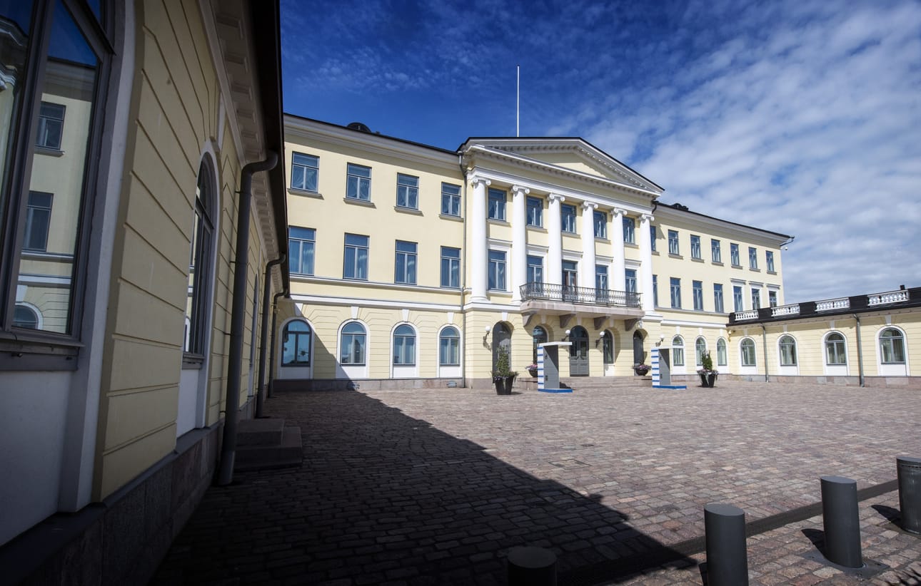 Presidentinlinnan (kuvassa) lisäksi avoimien ovien päivää vietetään syyskuun 12.-14. päivinä Eduskuntatalossa, Valtioneuvoston linnassa ja Säätytalossa.