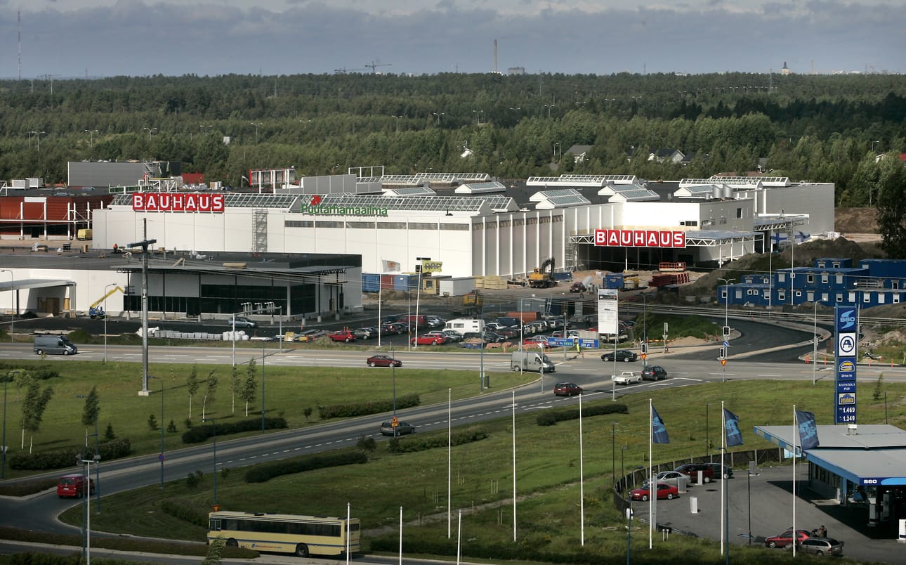 Bauhausilla on tavaratalo myös Oulussa.