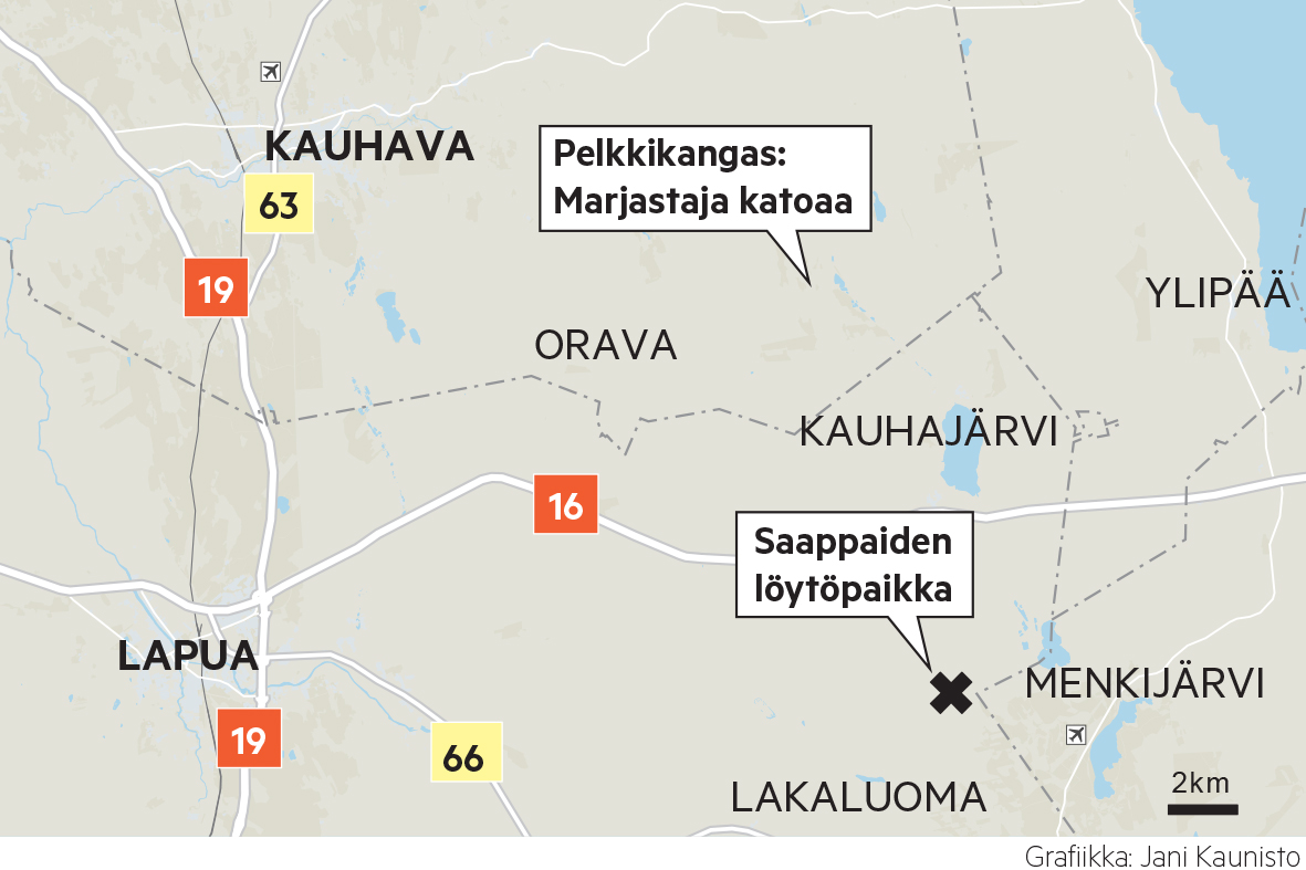 Dna-näytteistä ei saatu ratkaisevia johtolankoja – Kauhavalaisen marjastajan katoamismysteeri jatkuu
