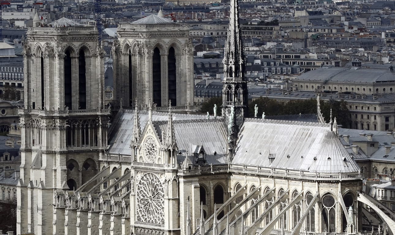 Notre-Dame on valmistunut 1345. Sen rakennustyöt aloitettiin lähes 200 vuotta aikaisemmin.