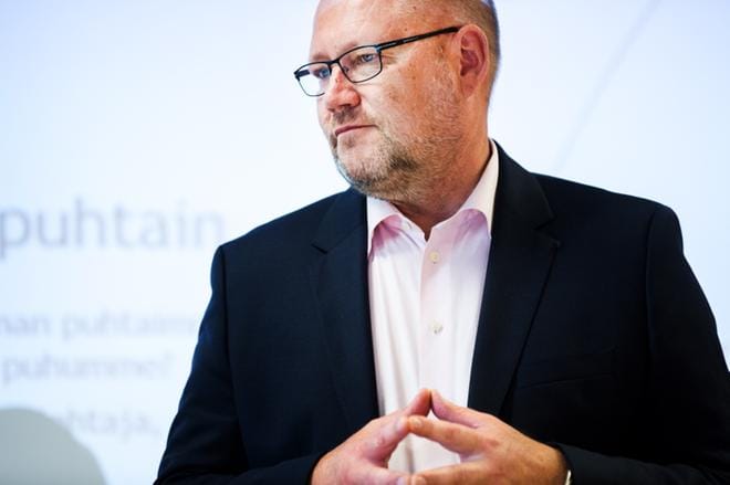 Atrian toimitusjohtaja Juha Gröhn tienasi viime vuonna yli puoli miljoonaa euroa ansiotuloja. ARKISTOKUVA: KRISTA LUOMA