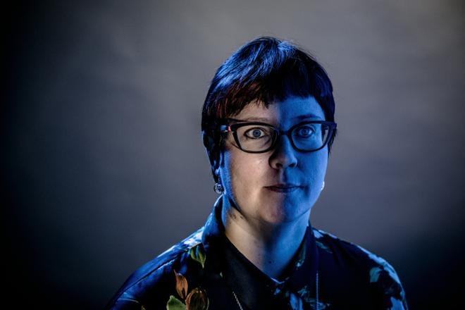 Europarlamentaarikko Merja Kyllönen on ainoa tähän mennessä nimetty presidenttiehdokas, joka vastustaa Suomen Nato-yhteyksien tiivistämistä. KUVA: Joel Maisalmi