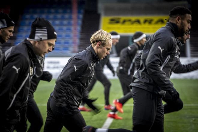 Aleksi Pahkasalo on tehnyt VPS:lle talven harjoitus- ja cup-otteluissa jo viisi maalia. KUVA: PAULA KASKIMAA