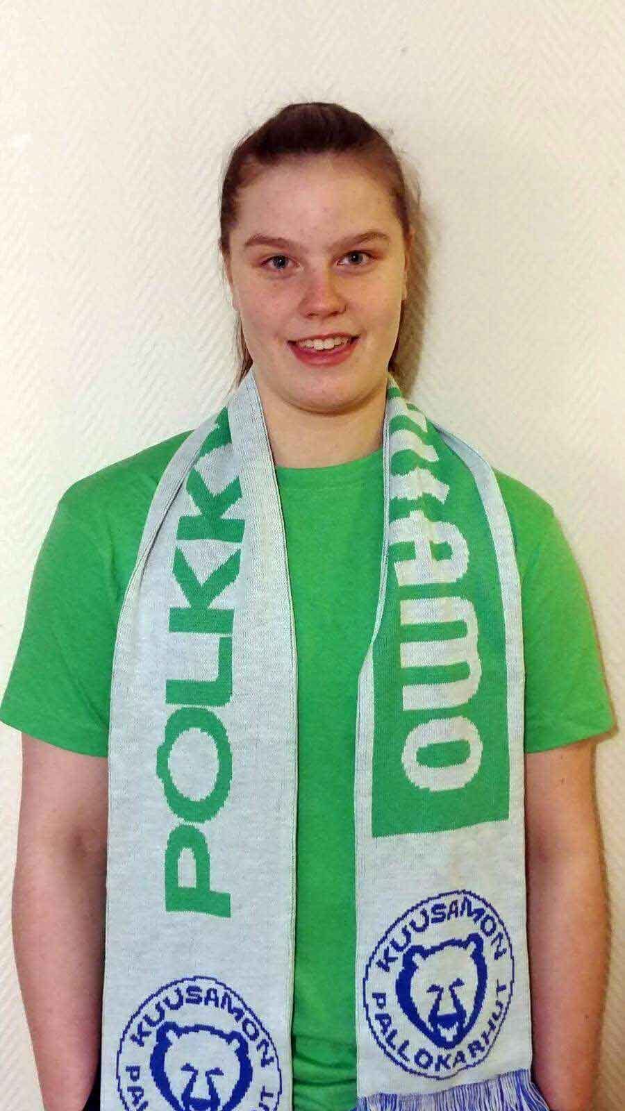 16-vuotias Jenna Mustonen loukkasi takareittään viime viikonlopun harjoitusturnauksessa.