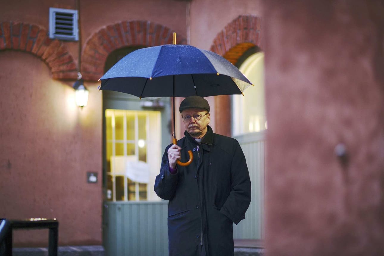 Arkkipiispa Kari Mäkinen siirtyy eläkkeelle kesäkuussa 2018. Arkistokuva Helsingistä vuodelta 2013.