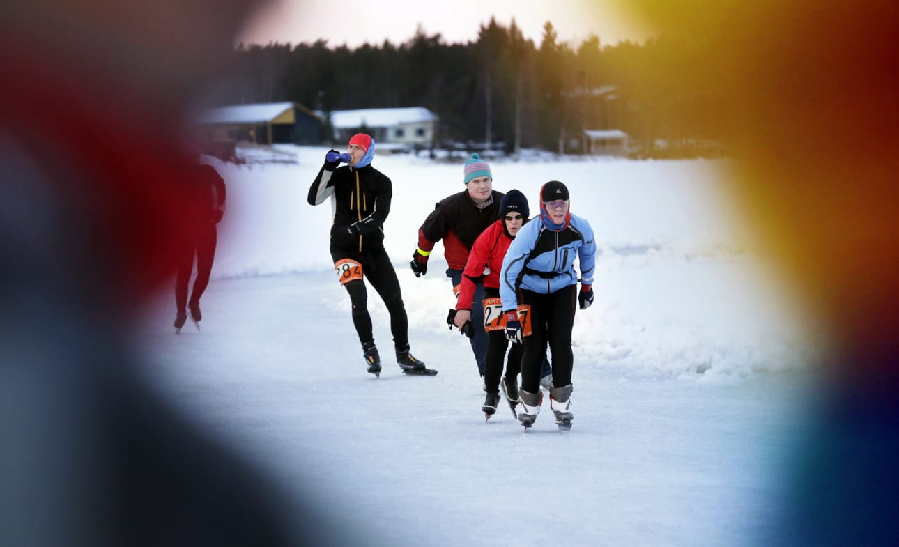 Järviluistelun SM-kisat järjestettiin lauantaina Pyykösjärvellä.