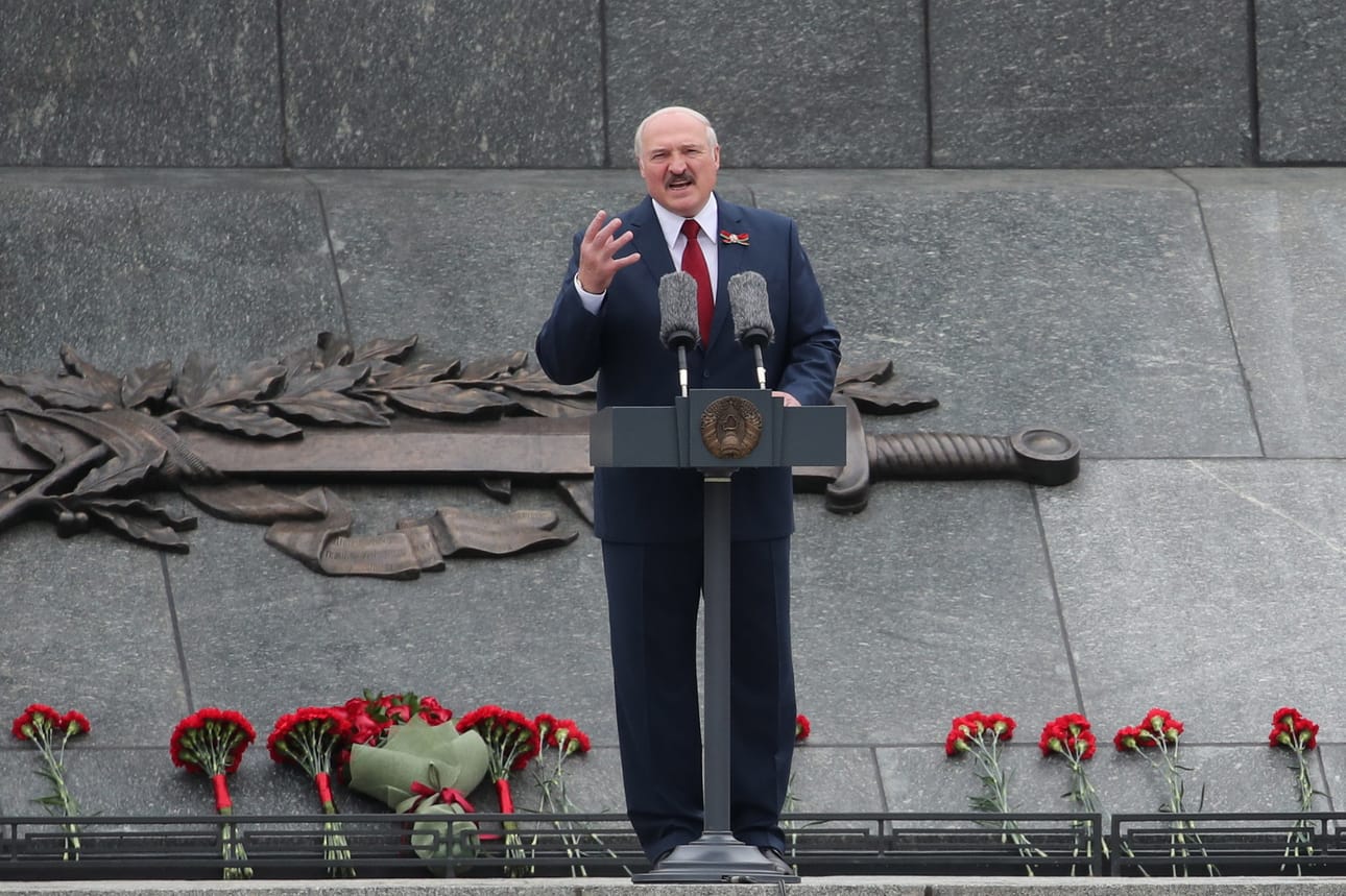 Alexander Lukashenko on johtanut Valko-Venäjää yli 20 vuotta.