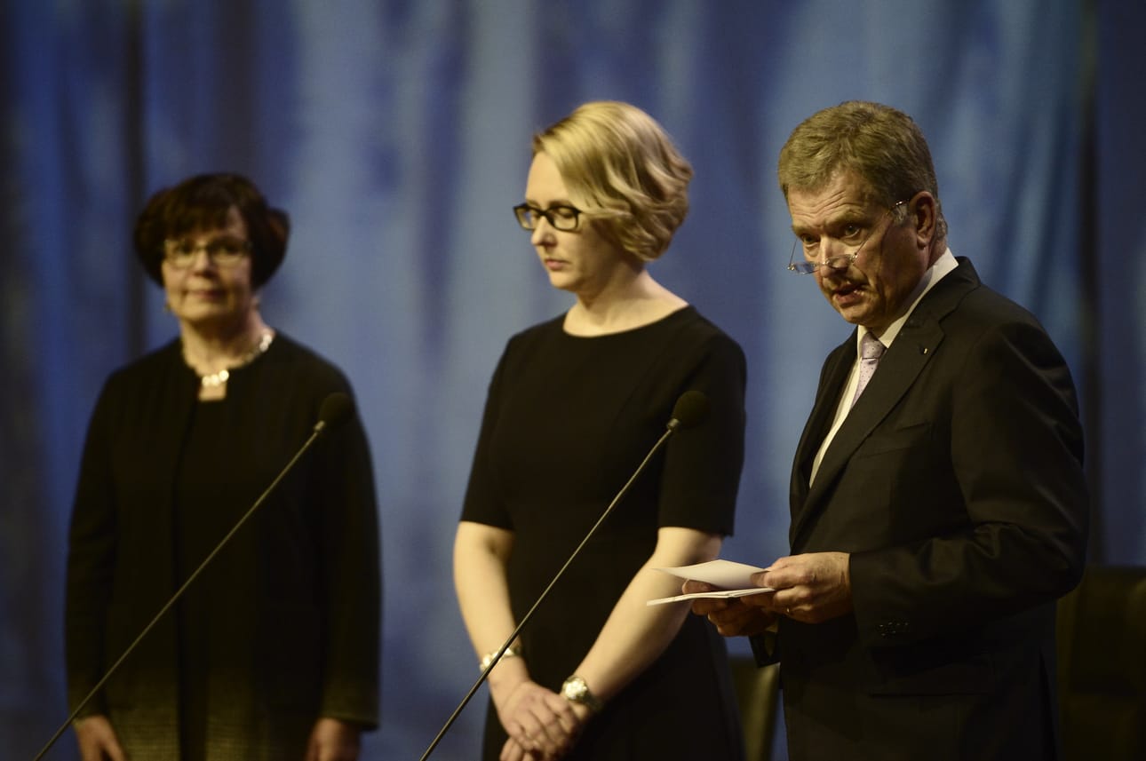 Presidentti Sauli Niinistö on ottanut voimakkaasti kantaa maahanmuuttoon avatessaan valtiopäivät Finlandia-talossa.