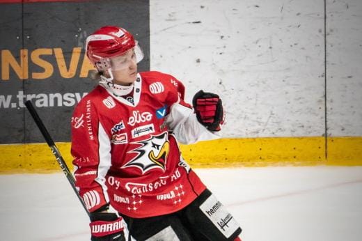 Joel Kiviranta on tehnyt Sportille 46 liigamaalia. KUVAT: Esa Siltaloppi Media/OSKU PIENIMÄKI