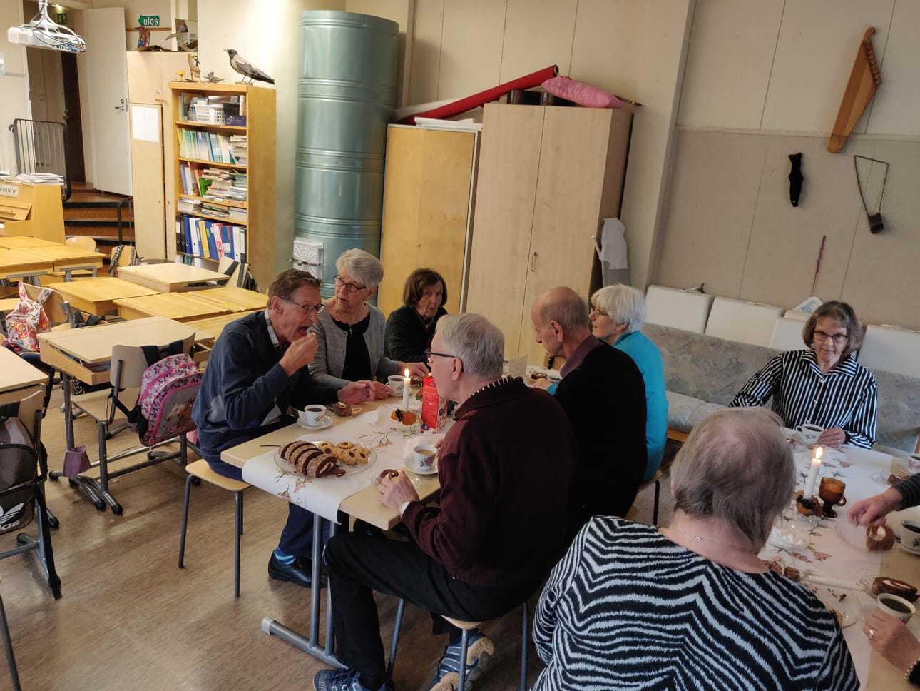 Vanhustenviikon tempauksen järjestivät koulu ja kyläyhdistys.