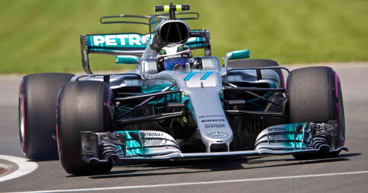 Valtteri Bottas varmisti Mercedeksen kaksoisvoiton.