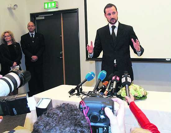 Kruununprinssi Haakon tunnusti itkeneensä ilosta, kun pikkuprinssi syntyi.
