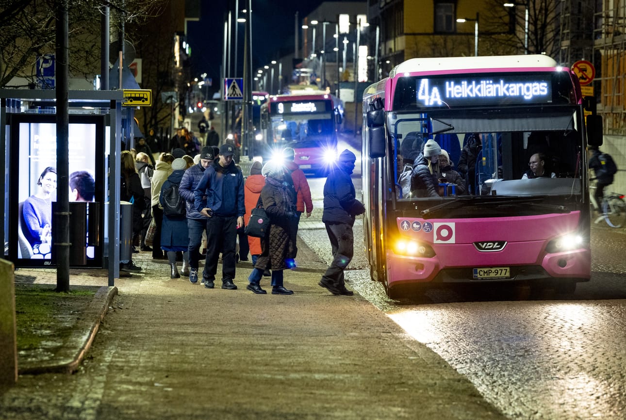 Oulun seudun liikenteen linja-autoissa tehtiin 11,6 miljoonaa matkaa vuonna 2025.