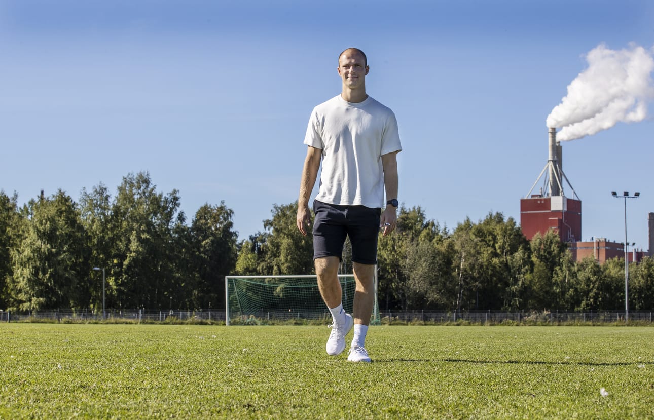 Niklas Jokelainen on ollut tällä kaudella hyvässä iskussa AC Oulun keskikentällä.