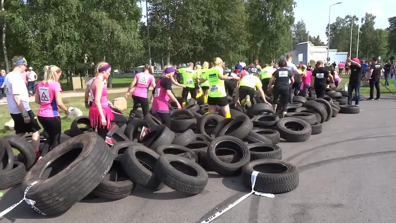 Juoksutapahtuma Nallikarissa
