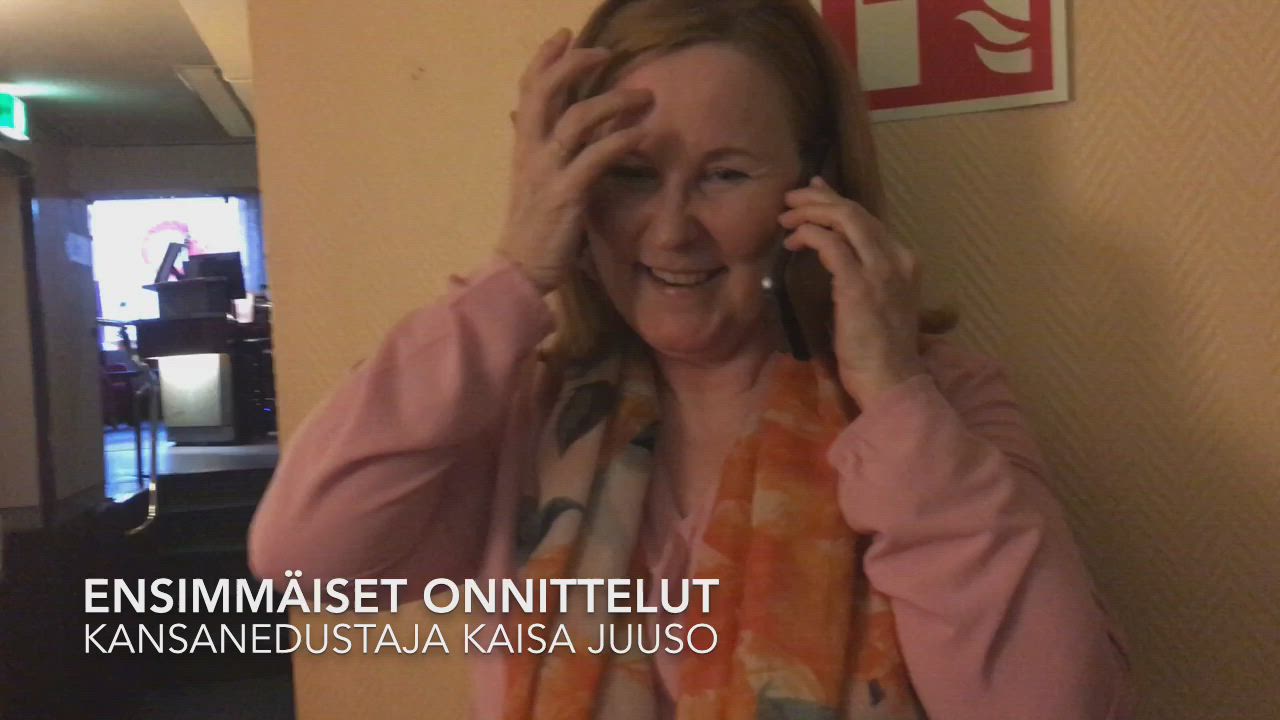 Kaisa Juuso nousee eduskuntaan